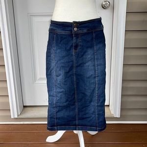 MIDI Denim Skirt